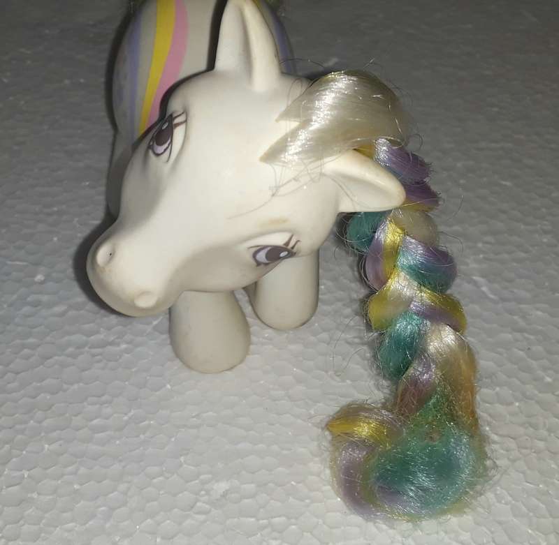 Vintage Hasbro My Little Pony G1 Rainbow Curl Raincurl