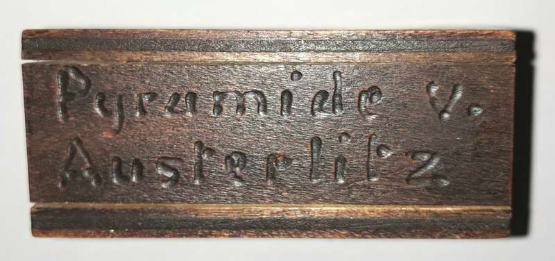 Vintage Dutch Pyramide van Austerlitz Matchbox Holder