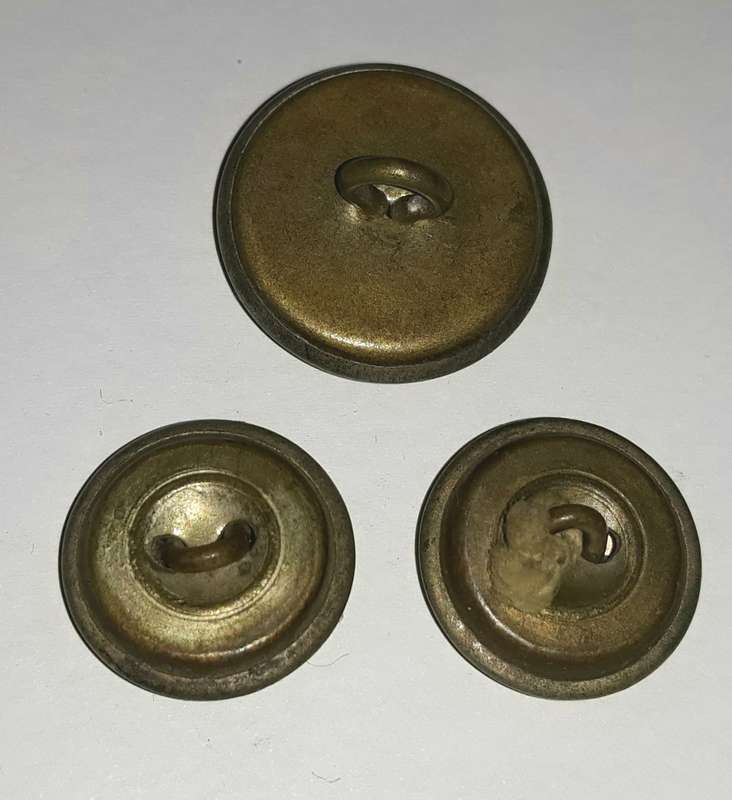 Natal Mounted Rifles Post 1902 Buttons - Early Issue