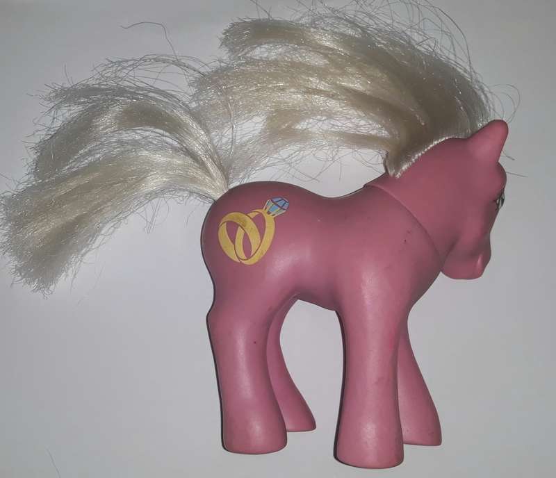 Vintage Hasbro My Little Pony G1 Romance Pony Love Token