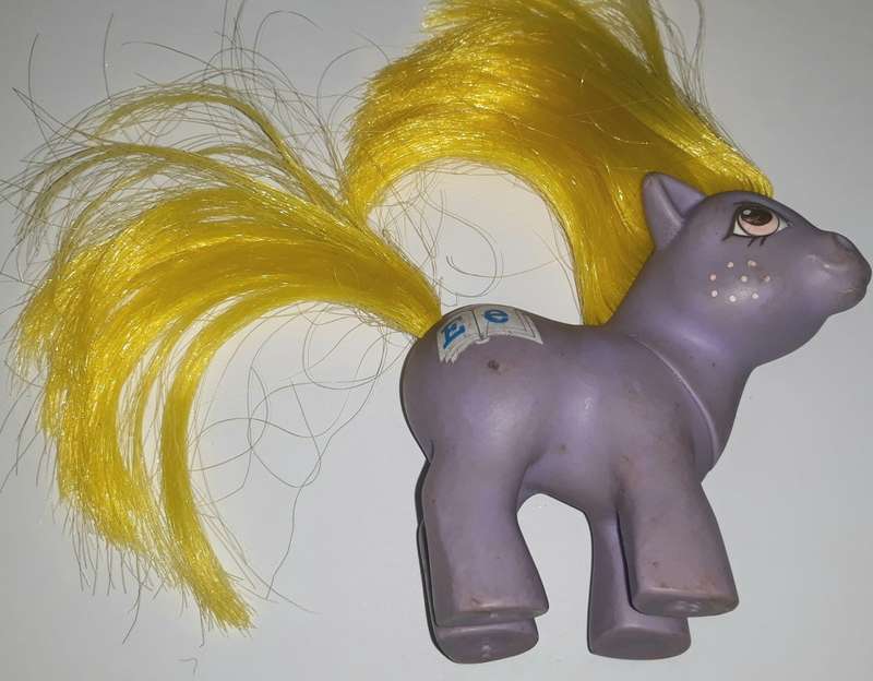 Vintage Hasbro My Little Pony G1 Playschool Baby Alphabet - Scarce