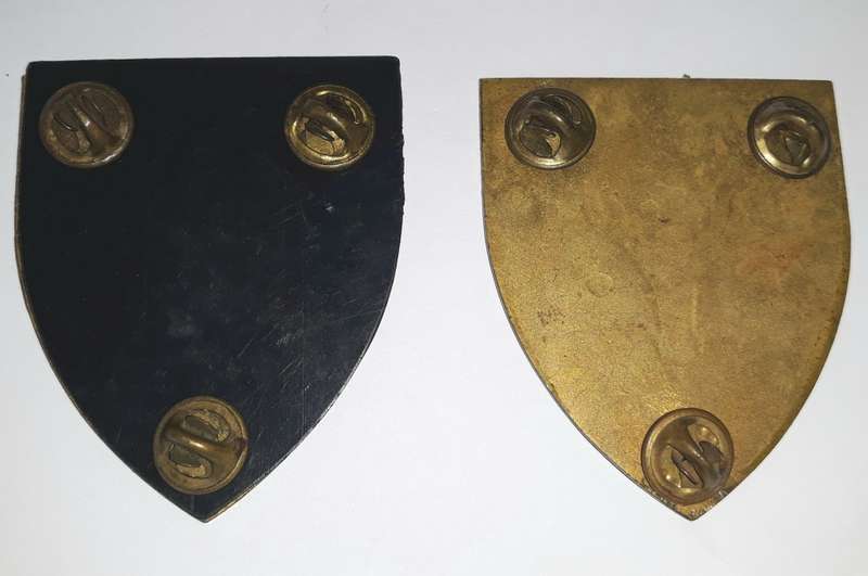 SADF Fifth Infantry Lucite Shoulder Flash Pair