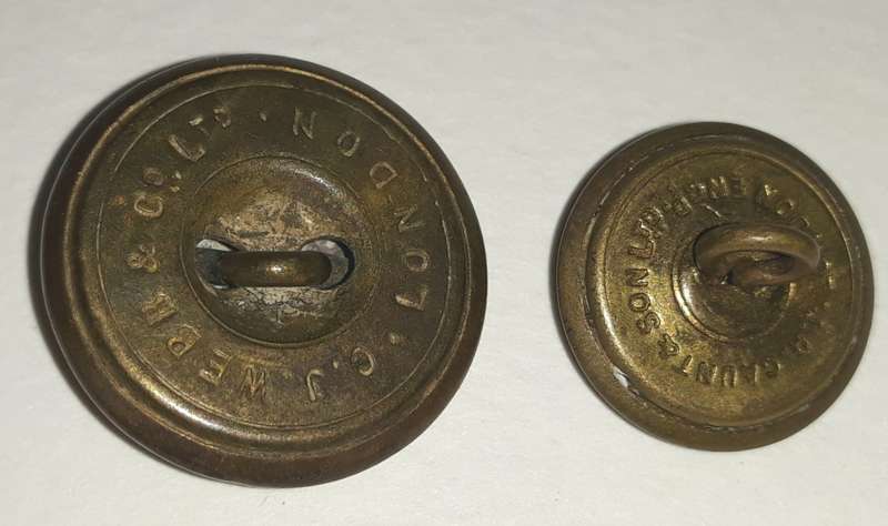 Vintage Scots Guard Uniform Buttons