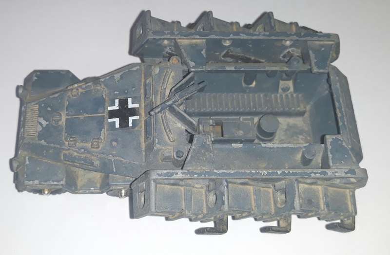 Vintage Corgi Toys Hanomag Semi-track Rocket Launcher