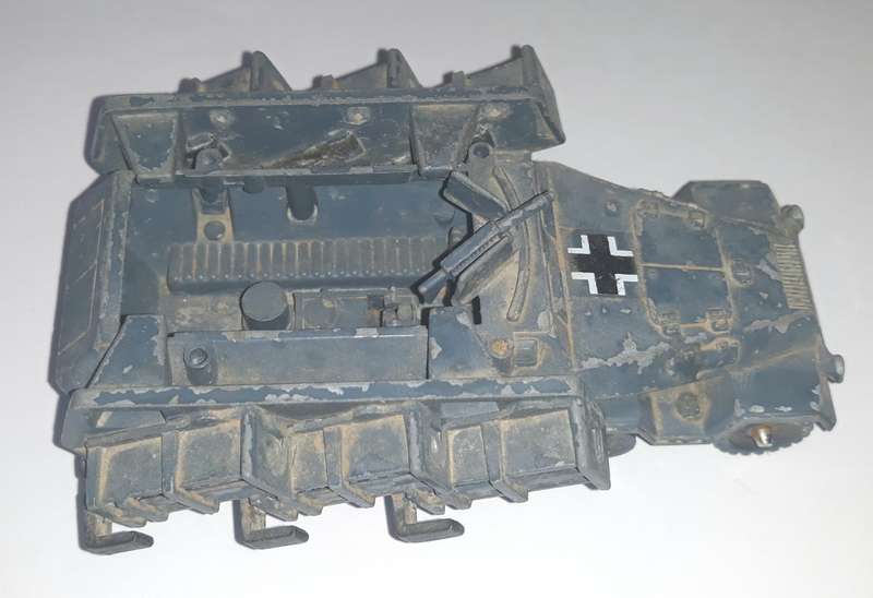 Vintage Corgi Toys Hanomag Semi-track Rocket Launcher