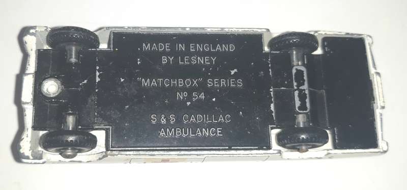 Vintage Matchbox S & S Cadillac Ambulance