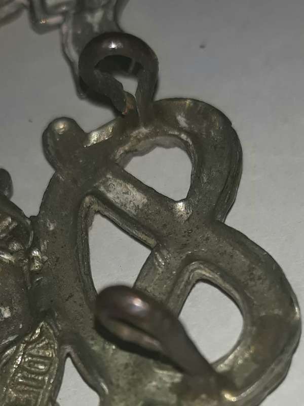 Boer War / World War One North Staffordshire Regimental Cap and Collar Badge