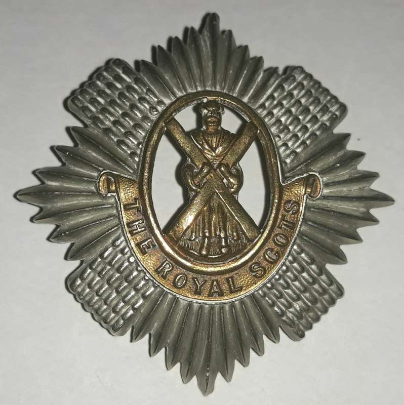 Boer War / World War One The Royal Scots Cap or Helmet Badge