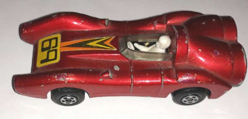 Vintage Matchbox Rolamatics no 69 Turbo Fury Race Car