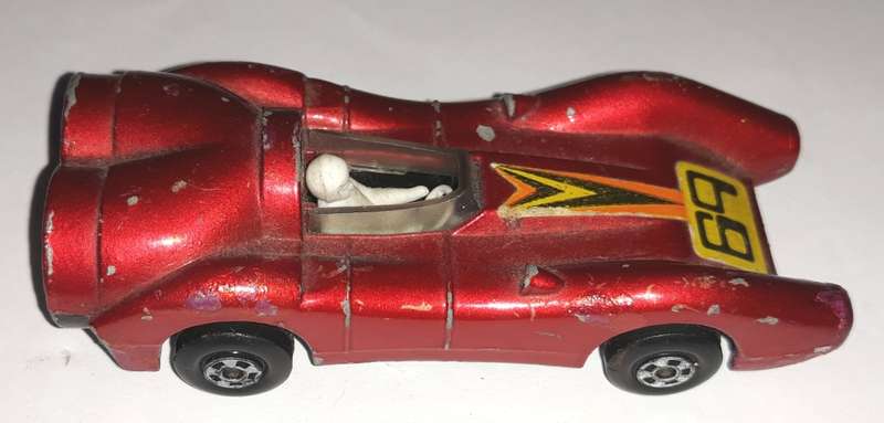 Vintage Matchbox Rolamatics no 69 Turbo Fury Race Car