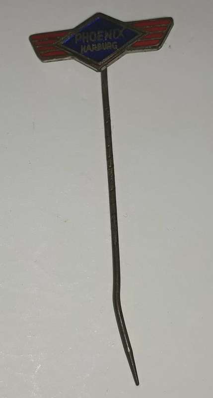 Vintage Phoenix Harburg Tyres Advertising Pin Badge