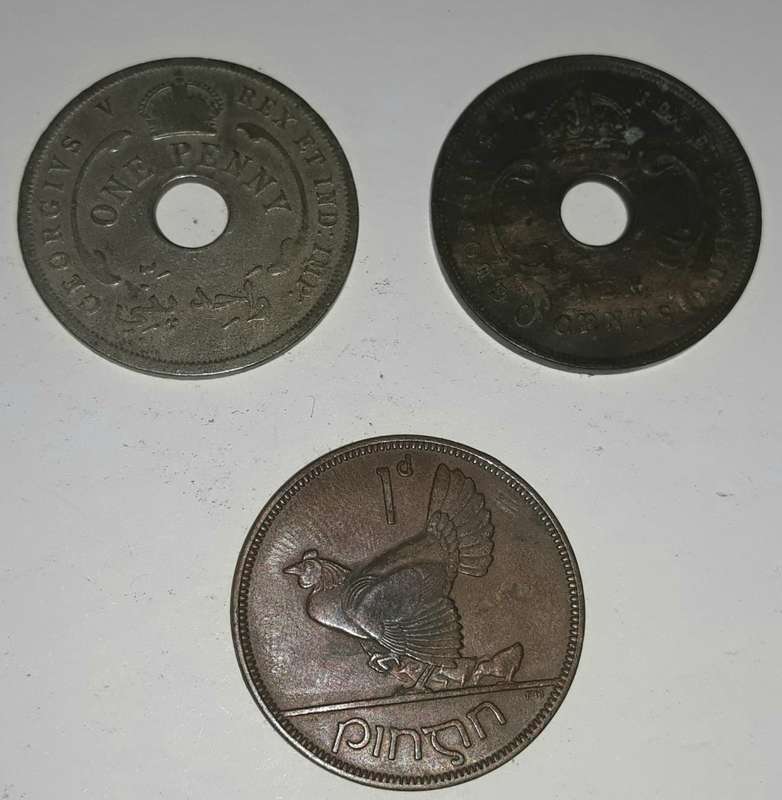 Three Different Country Pennies