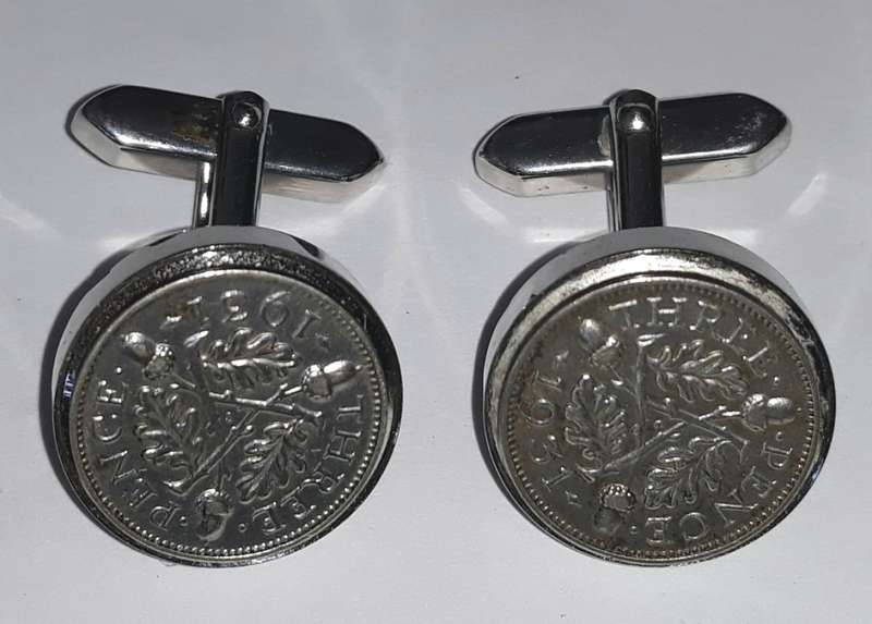 Vintage 1931 British Tickey Cufflinks