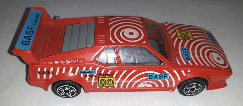 Vintage Burago BMW M1 BASF Rally Car