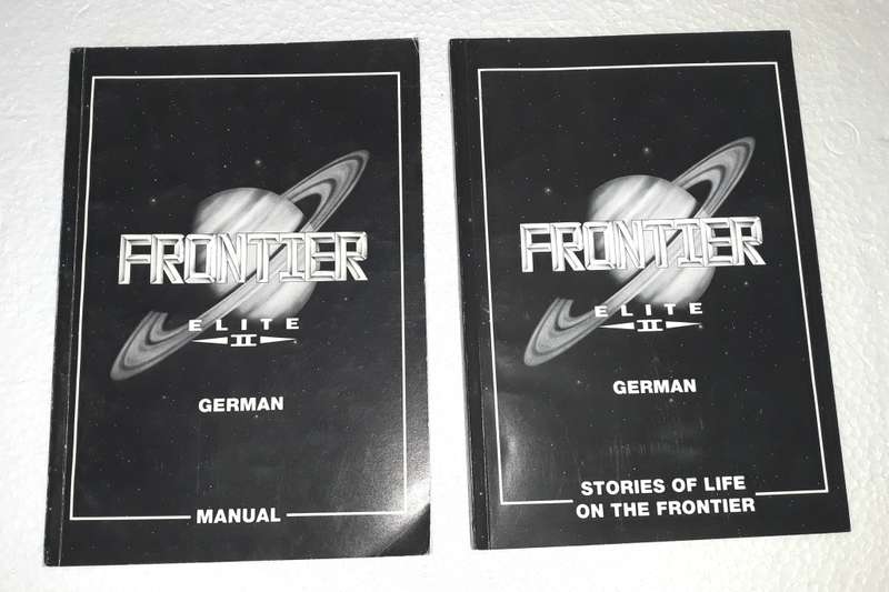 Vintage Frontier Elite II Boxed Space Based Game