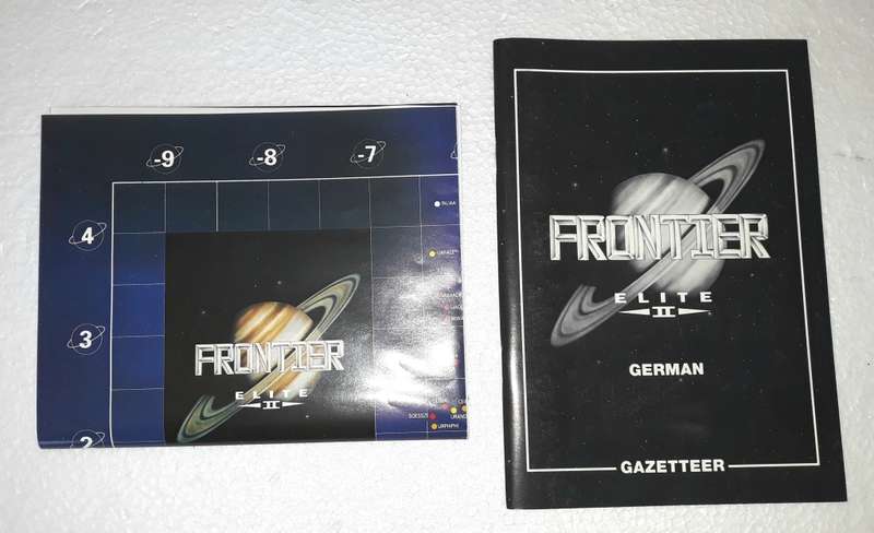 Vintage Frontier Elite II Boxed Space Based Game