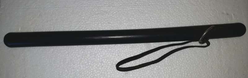 Vintage Military Police Night Stick / Baton With Leather Holster