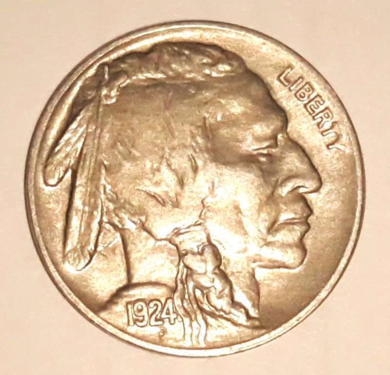 1924 United States of America Buffalo Nickel