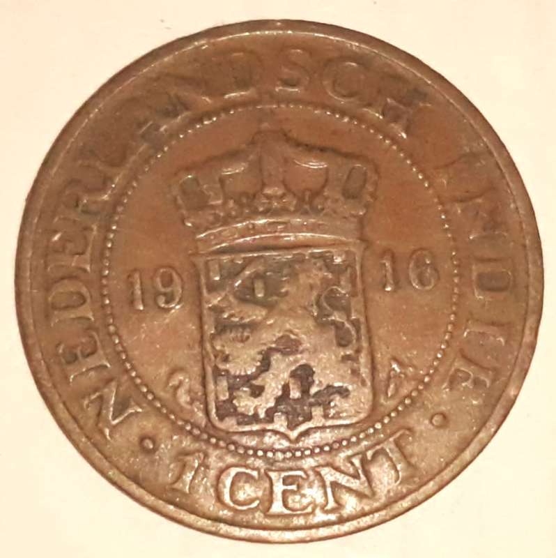 Dutch East Indies 1916 One Cent