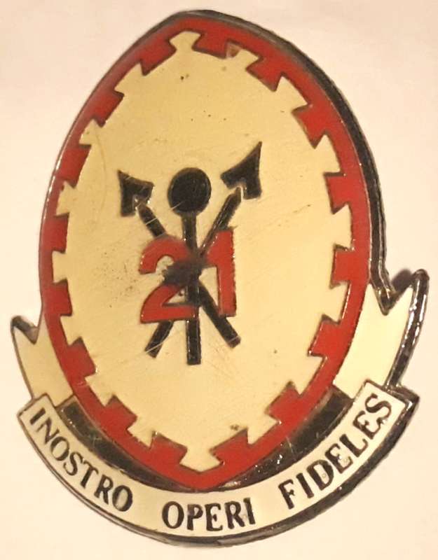 SADF 21st Infantry Battalion Cap Badge