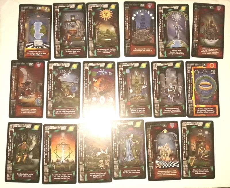 Vintage 1996 Lord of the Rings Tarot Deck and Card Game