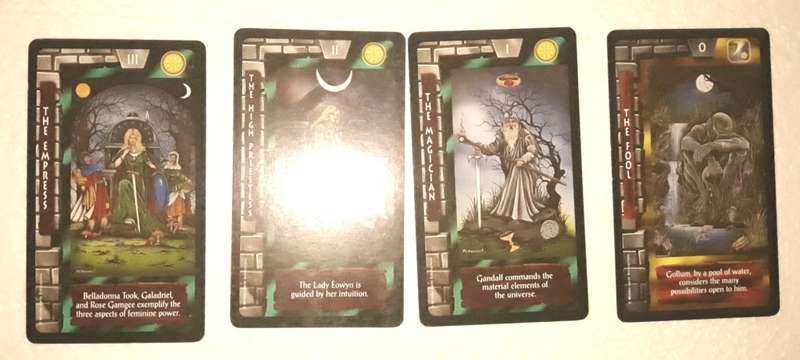 Vintage 1996 Lord of the Rings Tarot Deck and Card Game