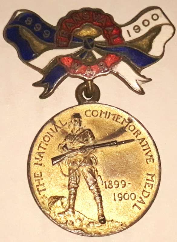 Transvaal War 1899-1900 Daily Mail The National Commemorative Medal - Ribbon Variety