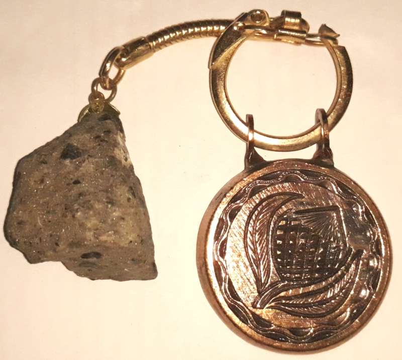 Vintage 100 Year Commemorative Kimberley Big Hole Mine Keyring