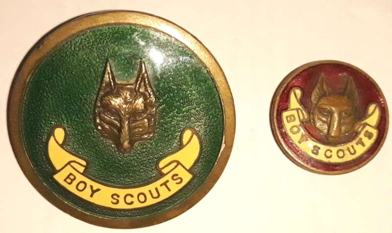 Vintage Boy Scouts Club Master and Assistant Club Master Badges