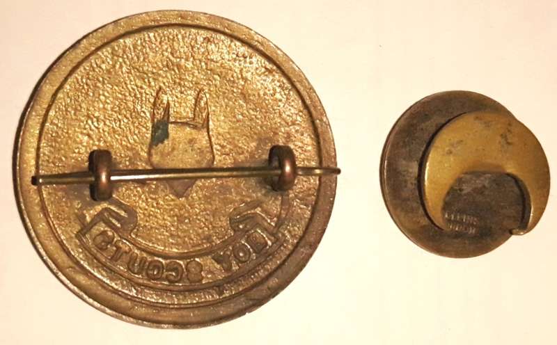 Vintage Boy Scouts Club Master and Assistant Club Master Badges