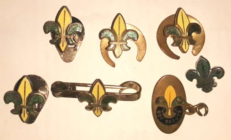 Vintage Boy Scouts Enamel Badges