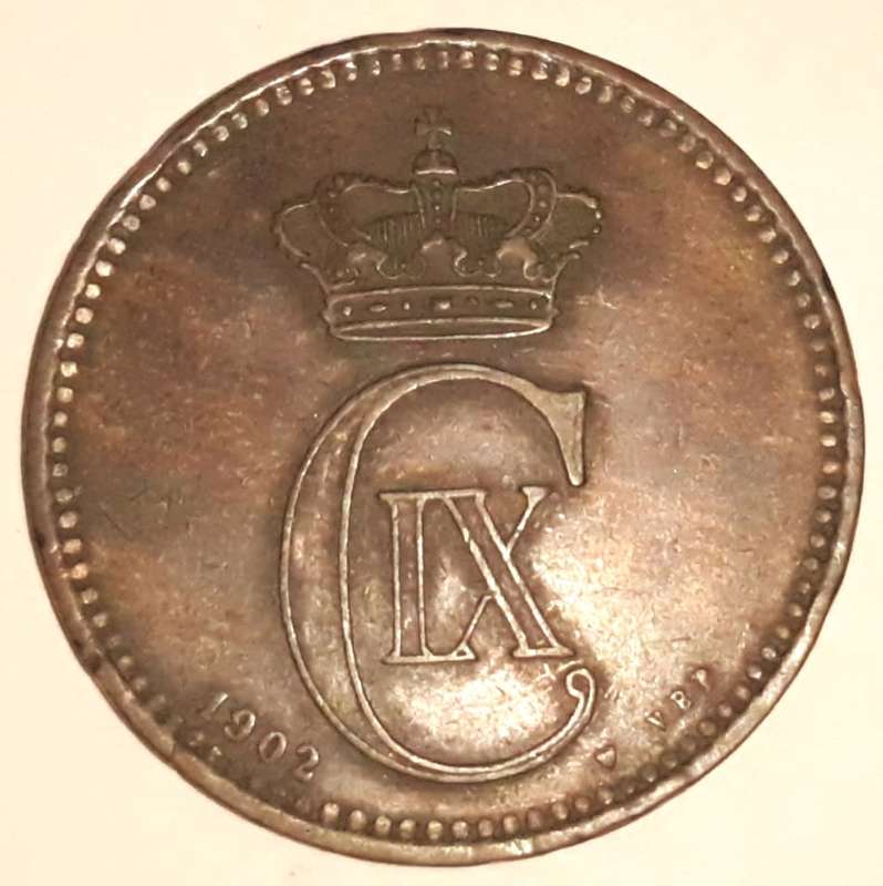 1902 Danish Five Ore