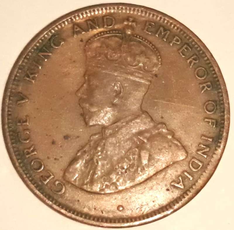 1912 Ceylon One Cent