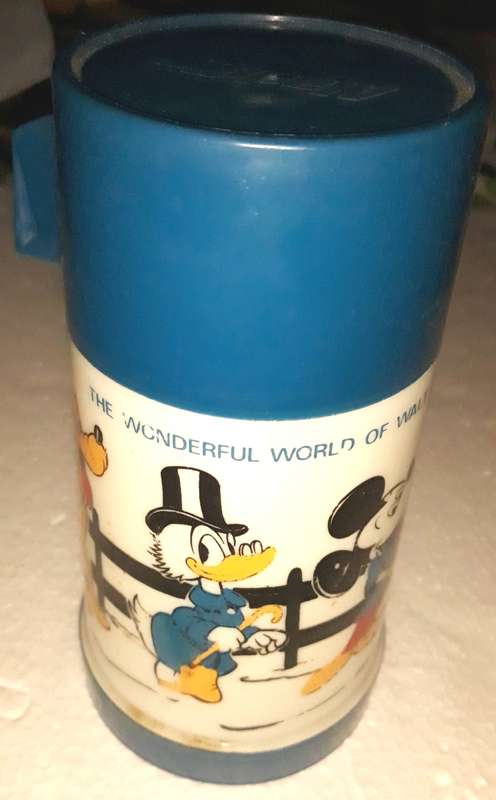 Vintage 1970-80s Aladdin Walt Disney Children`s Flask