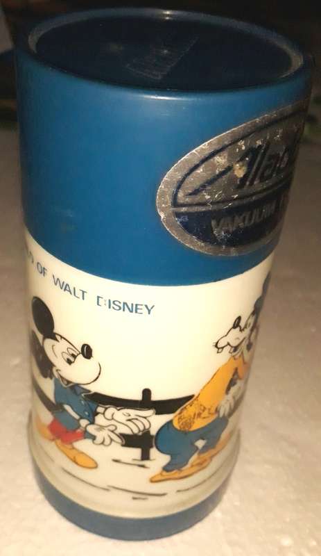 Vintage 1970-80s Aladdin Walt Disney Children`s Flask
