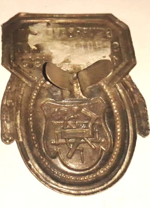 Antique German Schutterwald 50 Year Trade Association Badge