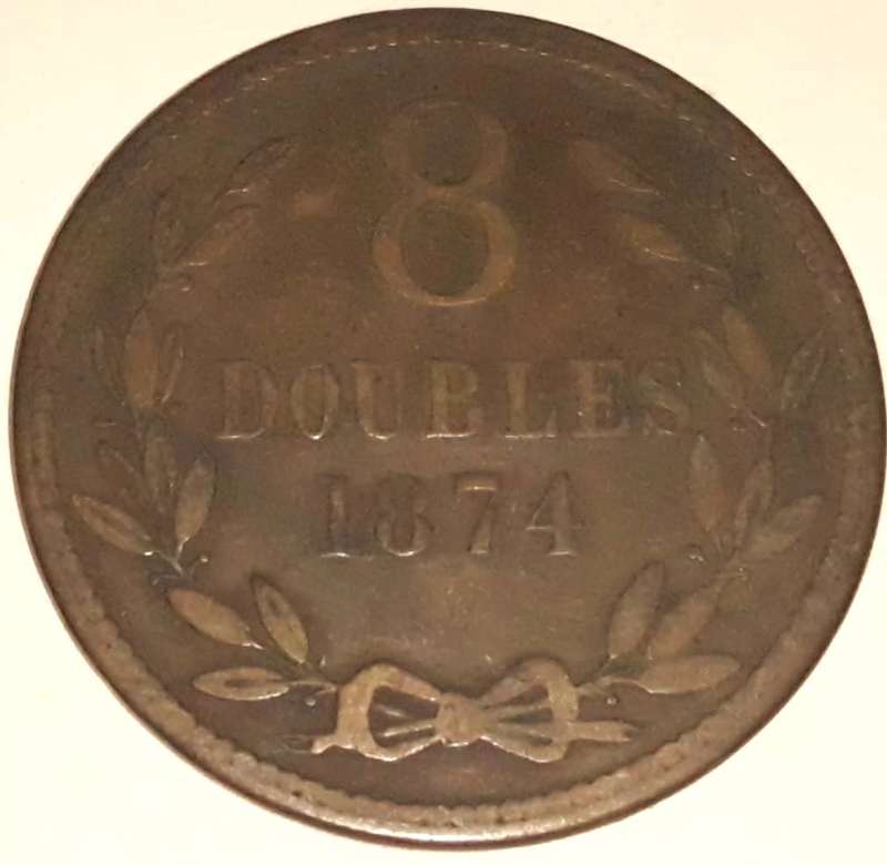 1874 Guernsey 8 Doubles