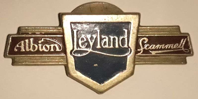 Vintage Leyland - Albion Scammell Button Badge