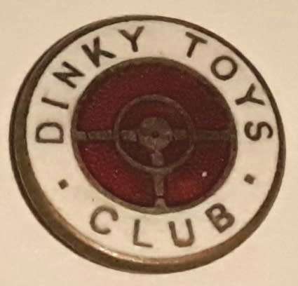 Vintage Dinky Toys Club Button Badge
