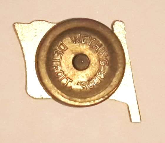 Vintage Plymouth Car Pin Badge