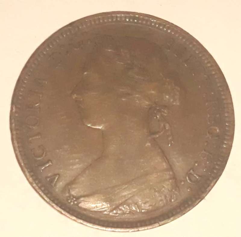 British 1885 Half Penny