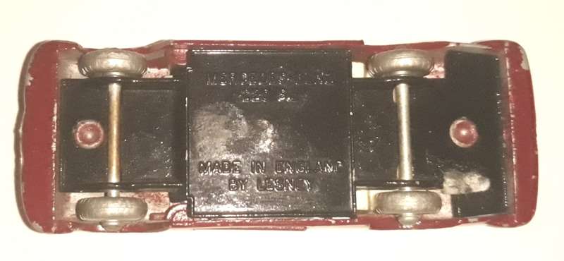 Vintage Lesney Matchbox No 53 Mercedes-Benz 220SE
