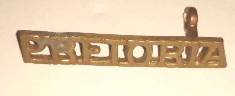UDF World War Two Pretoria Regiment Shoulder Title