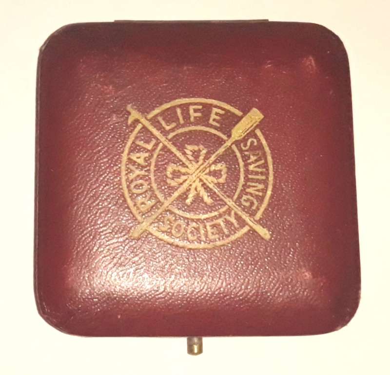1938 Royal Life Saving Society Medal / Fob and Box