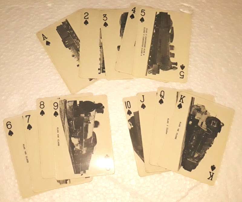 Vintage South African Railway Museum Playing Card Deck