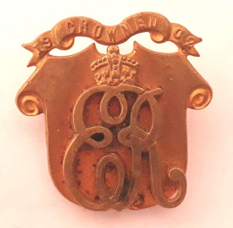 Antique 1902 Edward 7th Coronation Celebration Badge