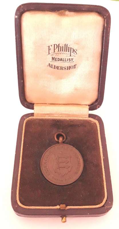 Vintage Essex County Rifle Association Medal/Fob in Box