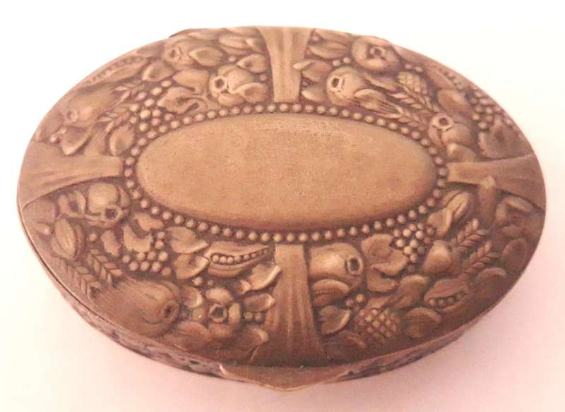 Vintage Mexican Alpaca Pill Box