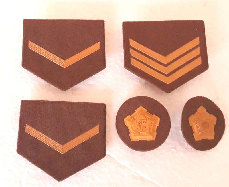 SADF NCOs Rank Insignia