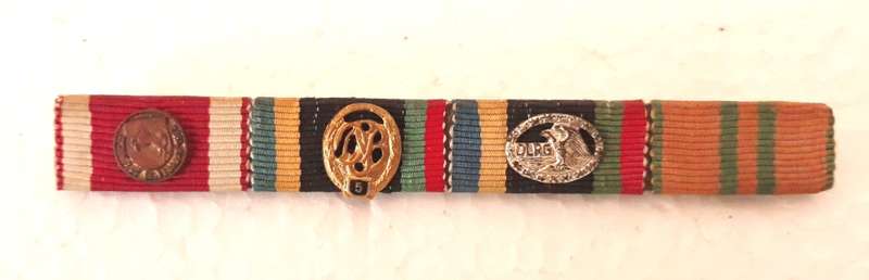 Vintage West Germany Ribbon Bar With Devices